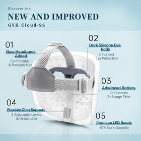 GYH LED Face Mask with adjustable chin pad for comfort