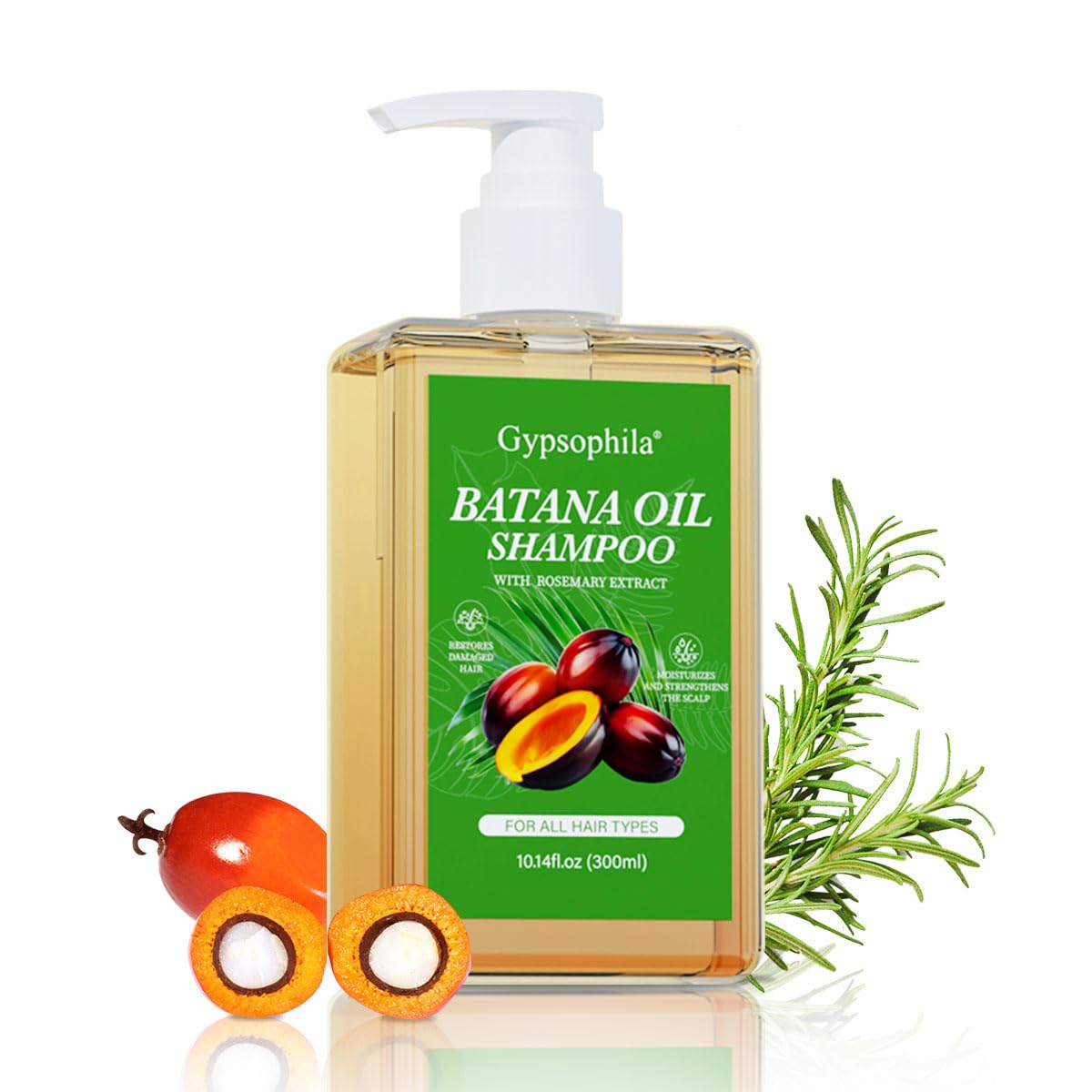 Gypsophila Batana Oil Shampoo 10.14 fl oz front view