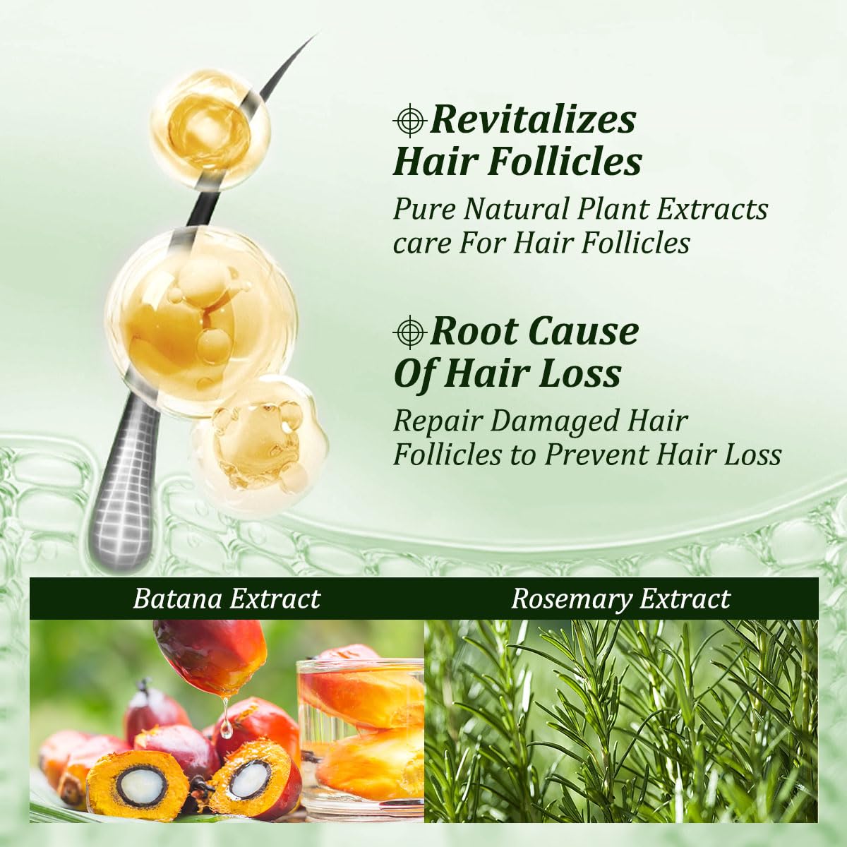 Gypsophila Batana Oil Shampoo with natural ingredients