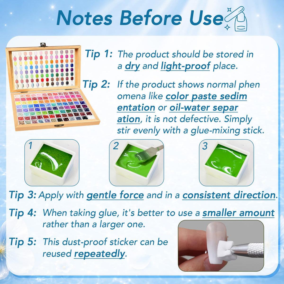 GZIXBDA gel polish application on nails