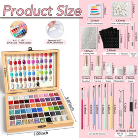 GZIXBDA gel polish palette kit packaging
