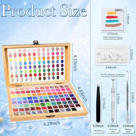 GZIXBDA gel polish palette with sponge applicator