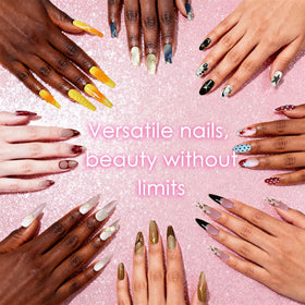 GZIXBDA gel polish palette with sponge for ombre effect