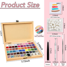 GZIXBDA gel polish palette with vibrant colours