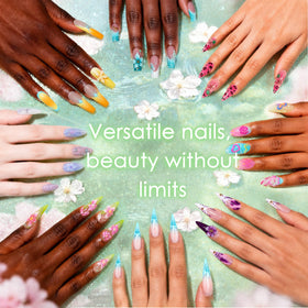 GZIXBDA palette with vibrant colours for nail art