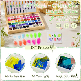 GZIXBDA patting gel palette in a portable design