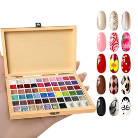 GZIXBDA Patting Gel Polish Palette Kit 57 colours front view