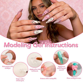 GZIXBDA Patting Gel Polish Palette showing vibrant colours