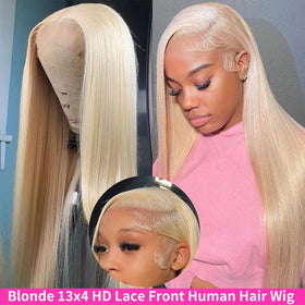 GZX 613 Blonde HD Lace Front Wig packaging