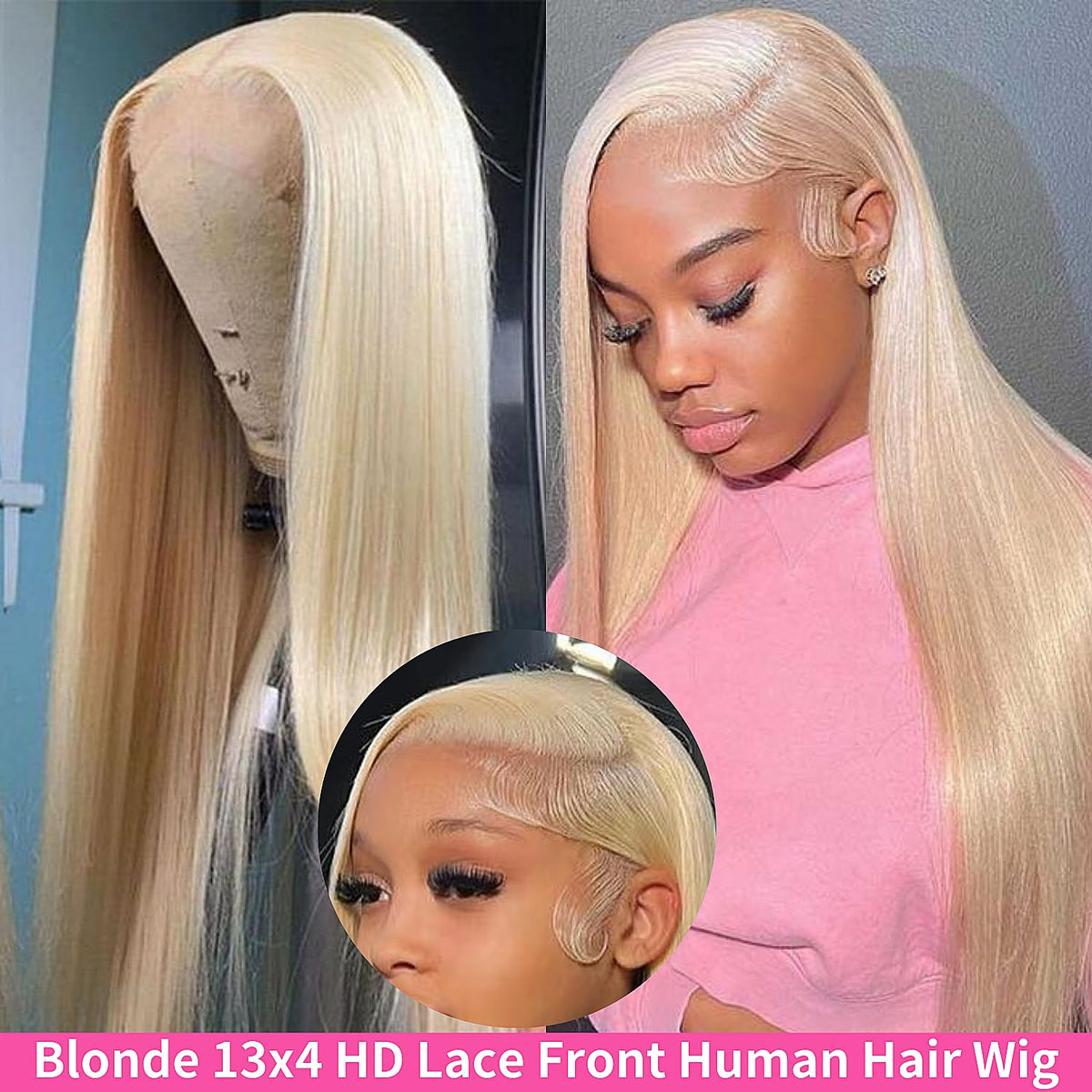 GZX 613 Lace Front Wig back view demonstrating full coverage