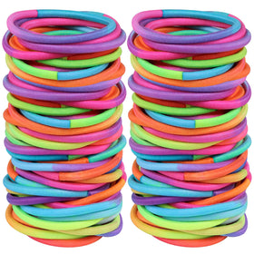 Hageolan assorted no damage hair ties in various colours
