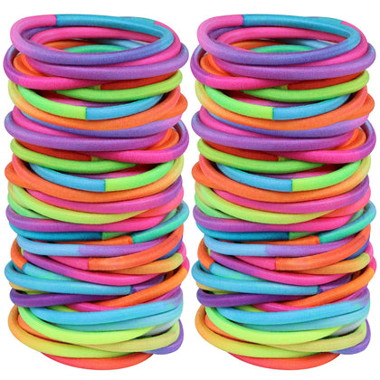 Hageolan assorted no damage hair ties in various colours