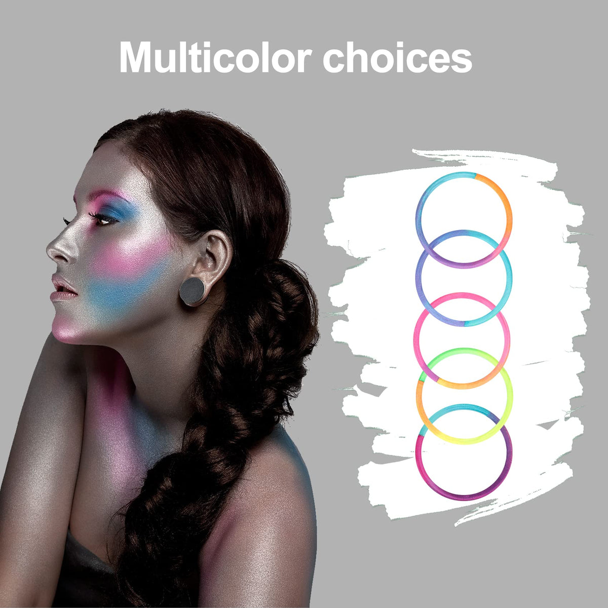 Hageolan hair ties showing no-metal design for comfort
