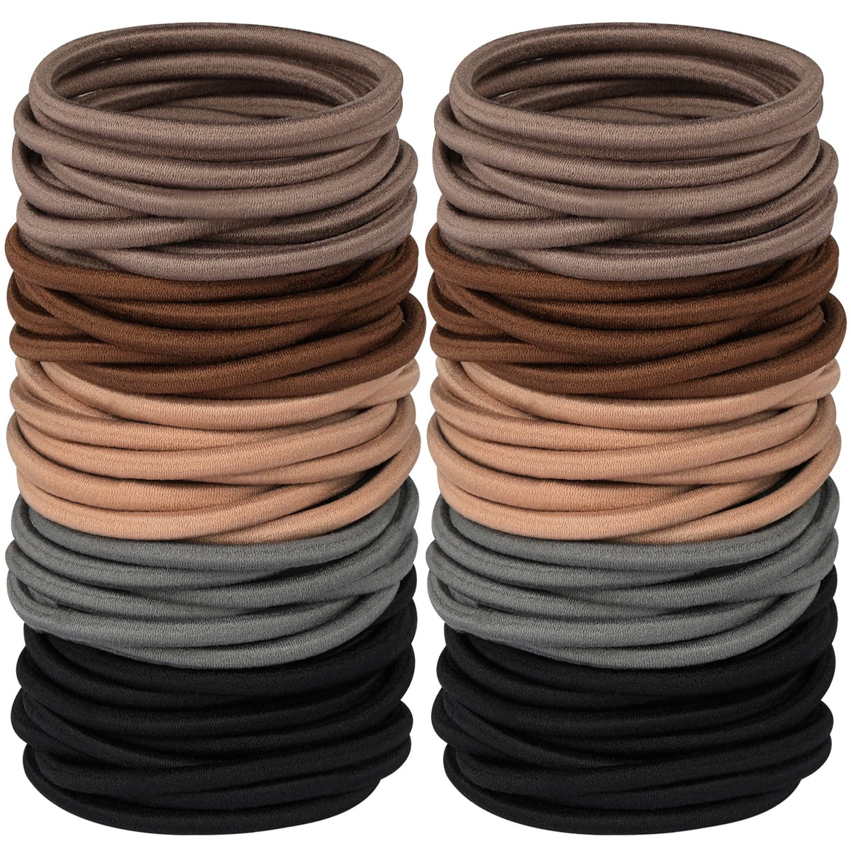 Hageolan multy-coloured hair ties pack with assorted colours