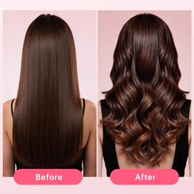 Hahahope Curling Iron with 7 heat settings display