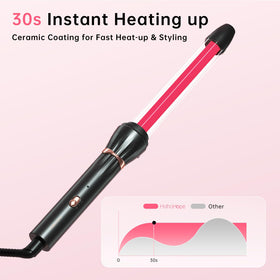 Hahahope curling wand 8.2 ft swivel cord