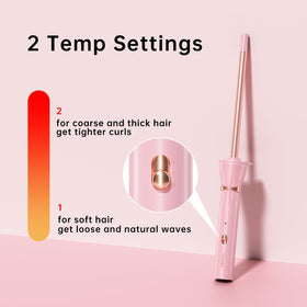 hahahope curling wand in travel bag for easy portability