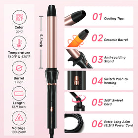 Hahahope curling wand packaging