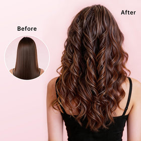 Hahahope curling wand side view showcasing barrel design