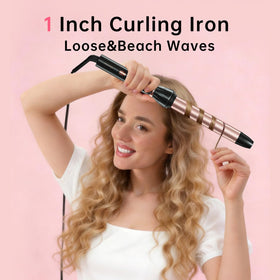 Hahahope curling wand with long barrel design