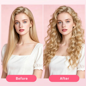 Hahahope curling wand with smooth ceramic coating