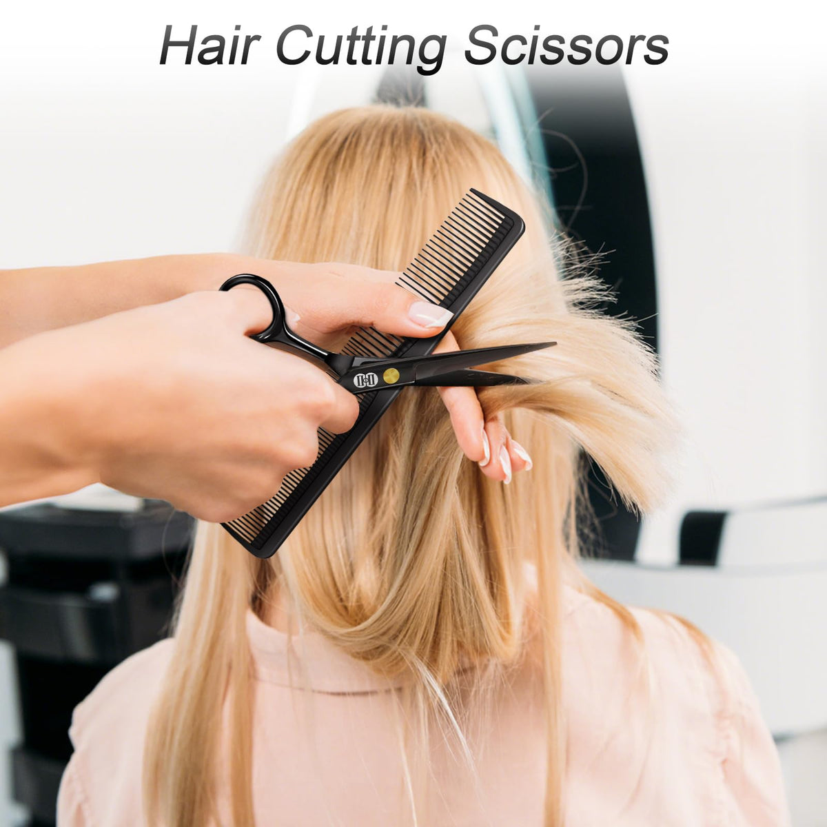 Hair cutter comb included in CIICII scissors set
