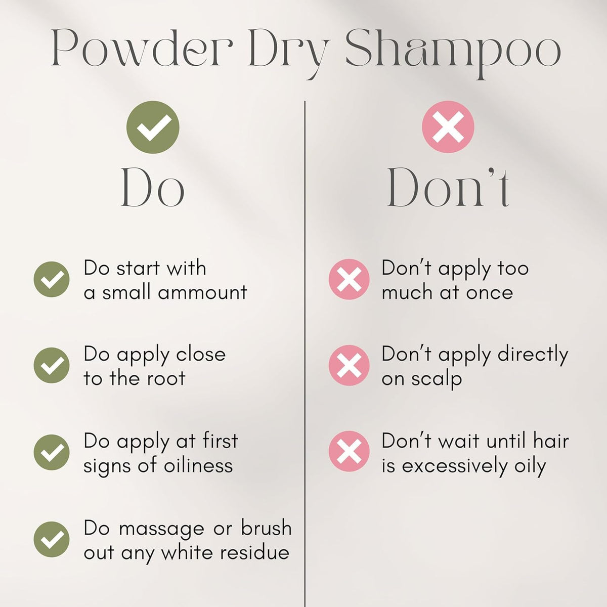 Hair Dance Dry Shampoo Powder refillable container