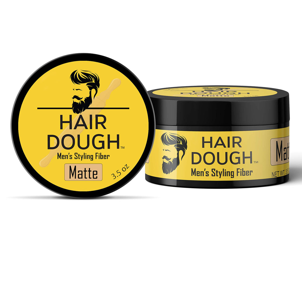 Hair Dough Styling Clay packaging side view