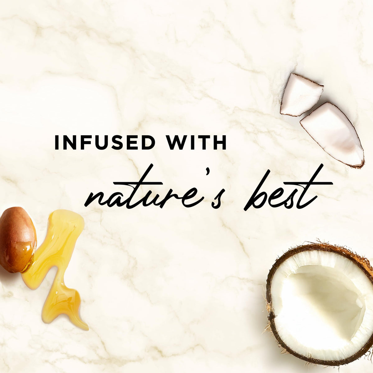 Hair Food Coconut & Argan Oil Heat Protectant Spray in a bathroom setting