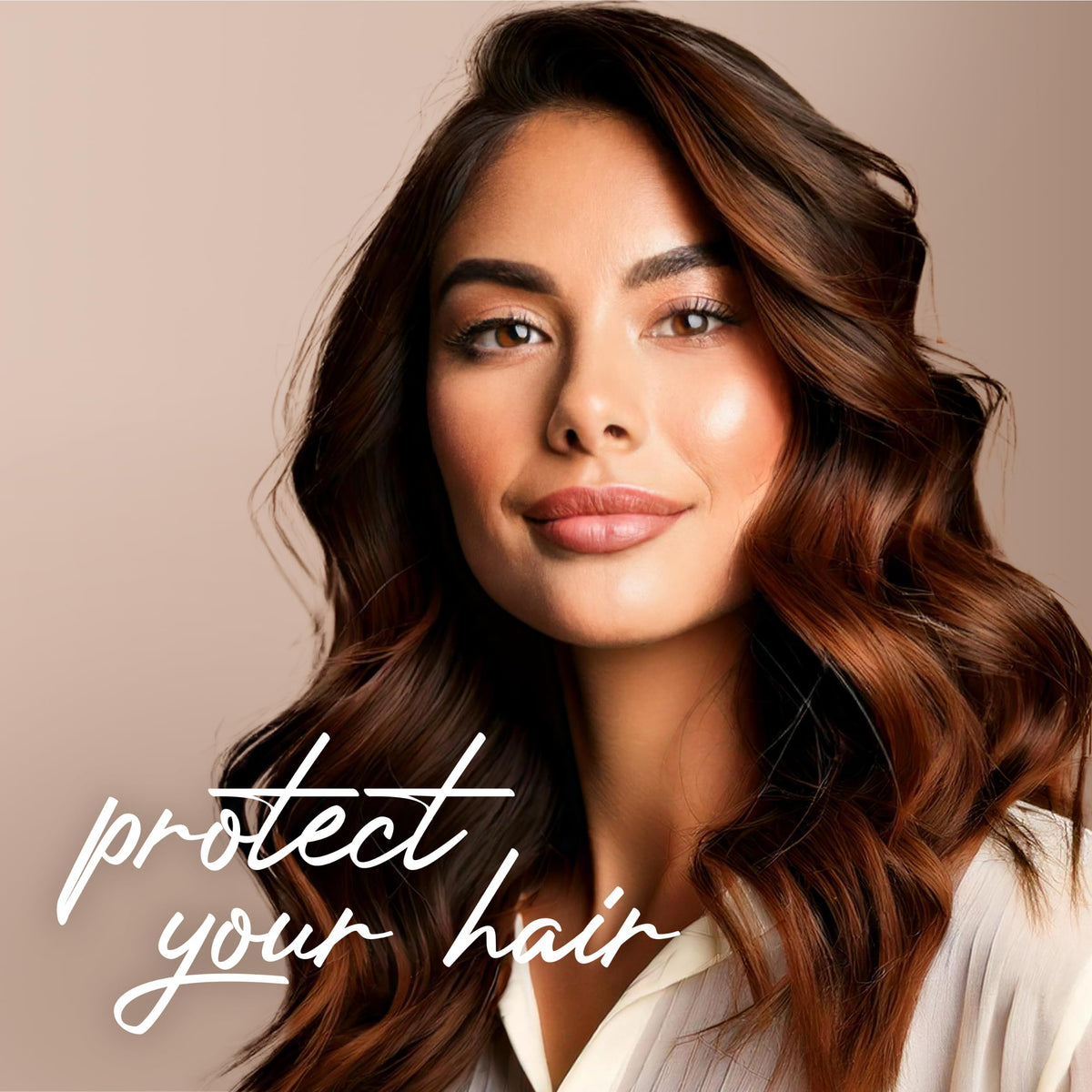 Hair Food Coconut & Argan Oil Heat Protectant Spray with styling tools