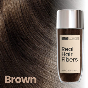 Hair Illusion Hair Building Fibers 38g bottle side view