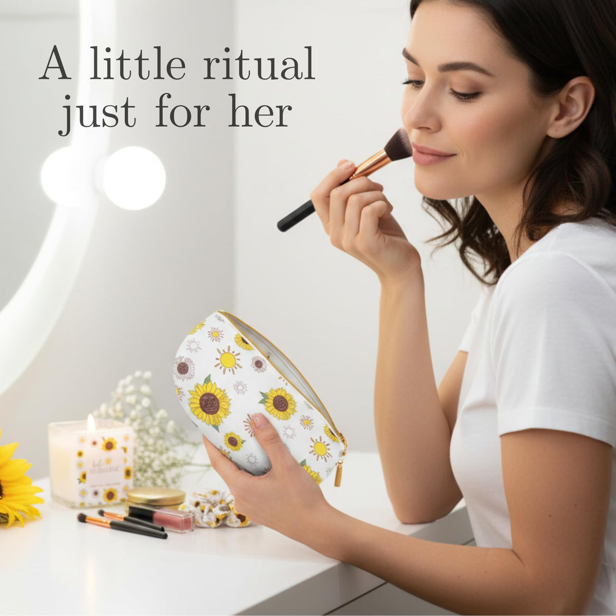 Hair scrunchie included in the Sunshine Gift Box