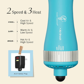 Hair Trends 4-in-1 Hot Air Brush with ergonomic handle