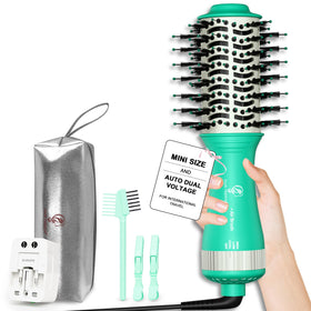 Hair Trends 4-in-1 Travel Blow Hair Dryer Brush front view