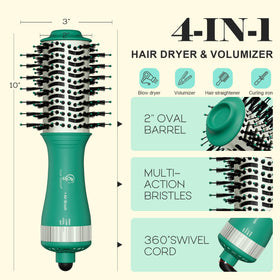 Hair Trends Blow Dryer Brush with ergonomic handle