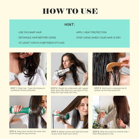 Hair Trends Blow Dryer Brush with safety plug feature