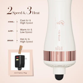 Hair Trends Blow Dryer Brush with temperature settings