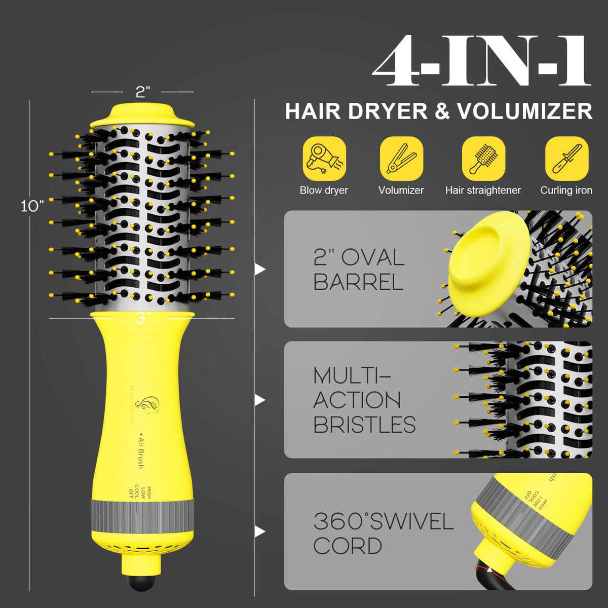 Hair Trends Hair Dryer Brush in lifestyle setting