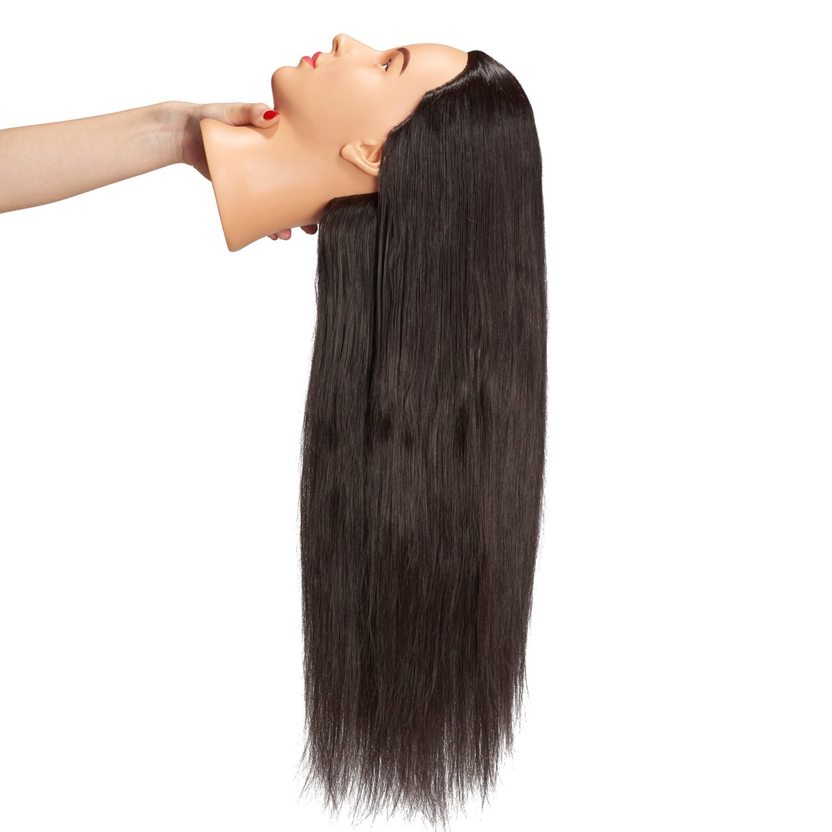 Hairingrid mannequin head in packaging box