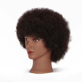 Hairingrid mannequin head side view showing hair length