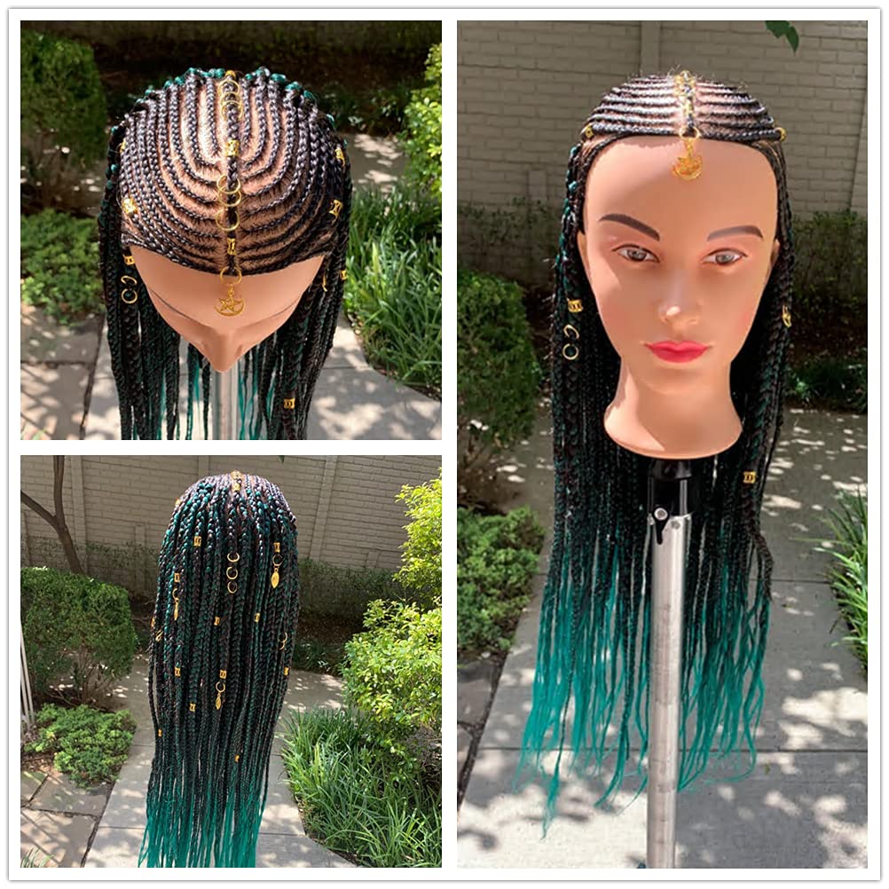 Hairingrid mannequin head straightened hair view