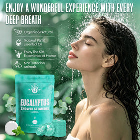 HAISHAN SHOWER Eucalyptus Mint Shower Steamer close-up showing texture