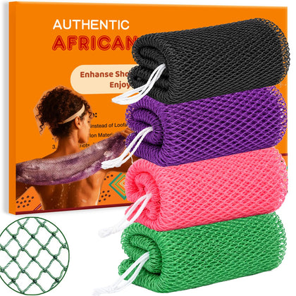 HAITOO African Net Sponge front view with eco-friendly nylon net