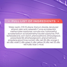 Hally Hair Shade Stix blue with easy wash out instructions