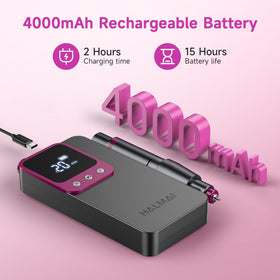 Halmai Electric Nail Drill in use during manicure