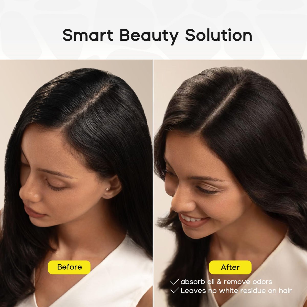 HALOVIDA Invisible Dry Shampoo application demonstration