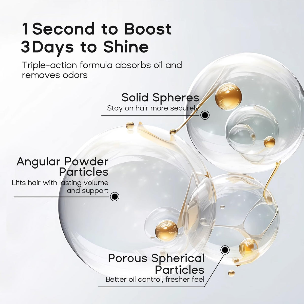 HALOVIDA Invisible Dry Shampoo with smoothing brush