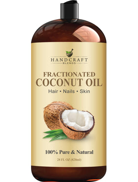 Handcraft Blends Fractionated Coconut Oil 28 Fl Oz front view