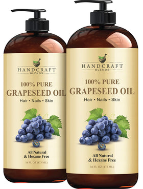 Handcraft Blends Grapeseed Oil 16 Fl Oz front view