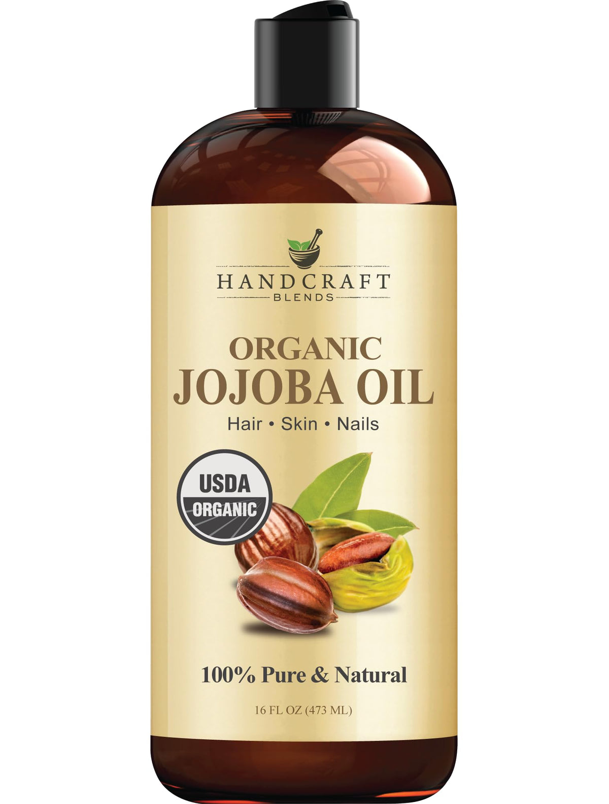 Handcraft Blends Jojoba Oil 16 Fl Oz front view